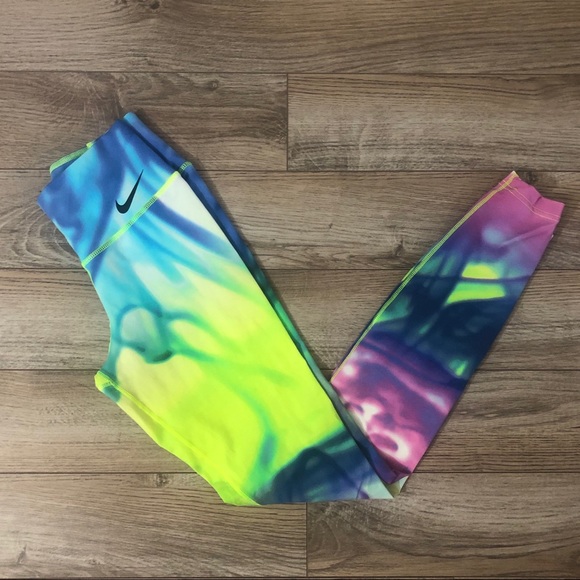 Nike Pants - Rare Tie Dye Nike Leggings